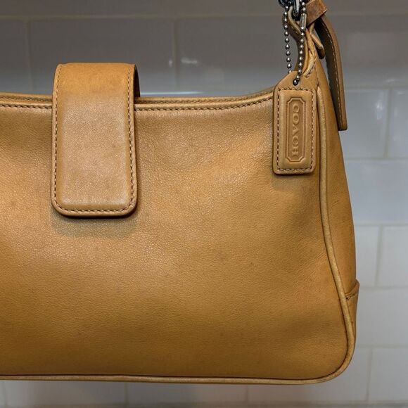 Coach Bag Purse Handbag Leather Vintage Hampton Hobo Shoulder Bag Pocketbook - Picture 3 of 16